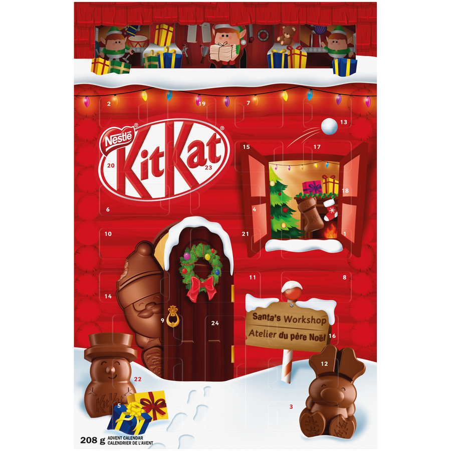 Calendrier de l'avent KITKAT Made with nestle